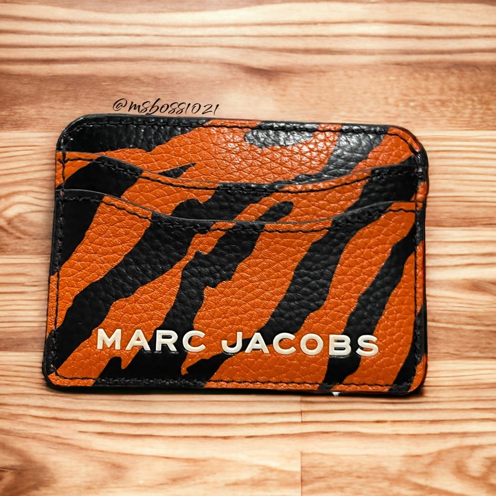 Marc Jacobs Wallet Cardholder Orange Tiger BRAND NEW W/TAGS